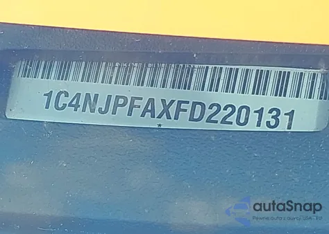 2015 Jeep Patriot High Altitude Edition z USA, uszkodzony, nr VIN 1C4NJPFAXFD220131